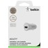 Carregador Veicular Metallic 2.4a prata - Belkin