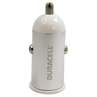 Carregador veicular USB 1.0A Branco - Duracell
