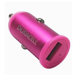 Carregador veicular USB 1.0A Rosa - Duracell