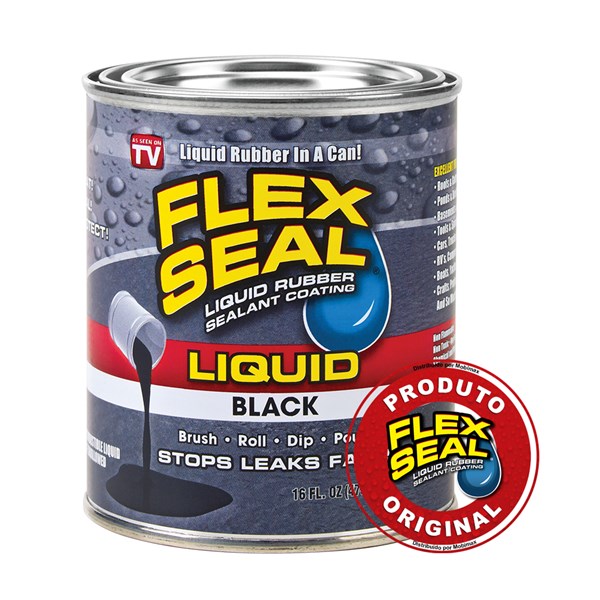 Flex Liquid Preto - Lata pequena 473ml