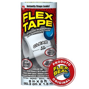 Flex Tape Fita Multi-Aplicação Transparente - 20 x 150 cm
