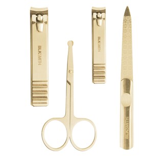 Kit manicure com 4 peças Dourado - BLKSMITH