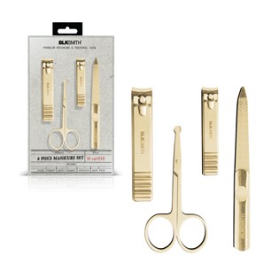 Kit manicure com 4 peças Dourado - BLKSMITH