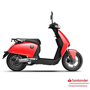 Scooter Elétrica CUX Vermelha - Motor de 1300W até 2788W Rodas 12" - Super Soco